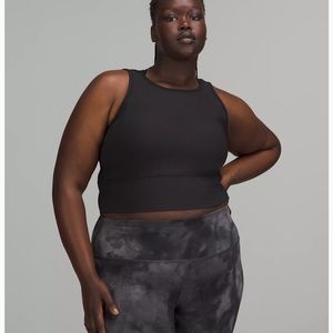 LuluLemon Power Pivot Tank black (size 6)